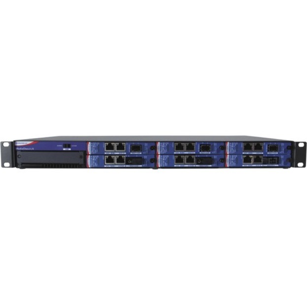 INTELLIGENT MODULAR 6-SLOT MEDIA CONVERTER CHASSIS, DC POWER