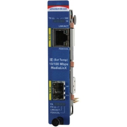 INTELLIGENT MODULAR MEDIA CONVERTER, WIDE-TEMP. 10/100MBPS, SFP