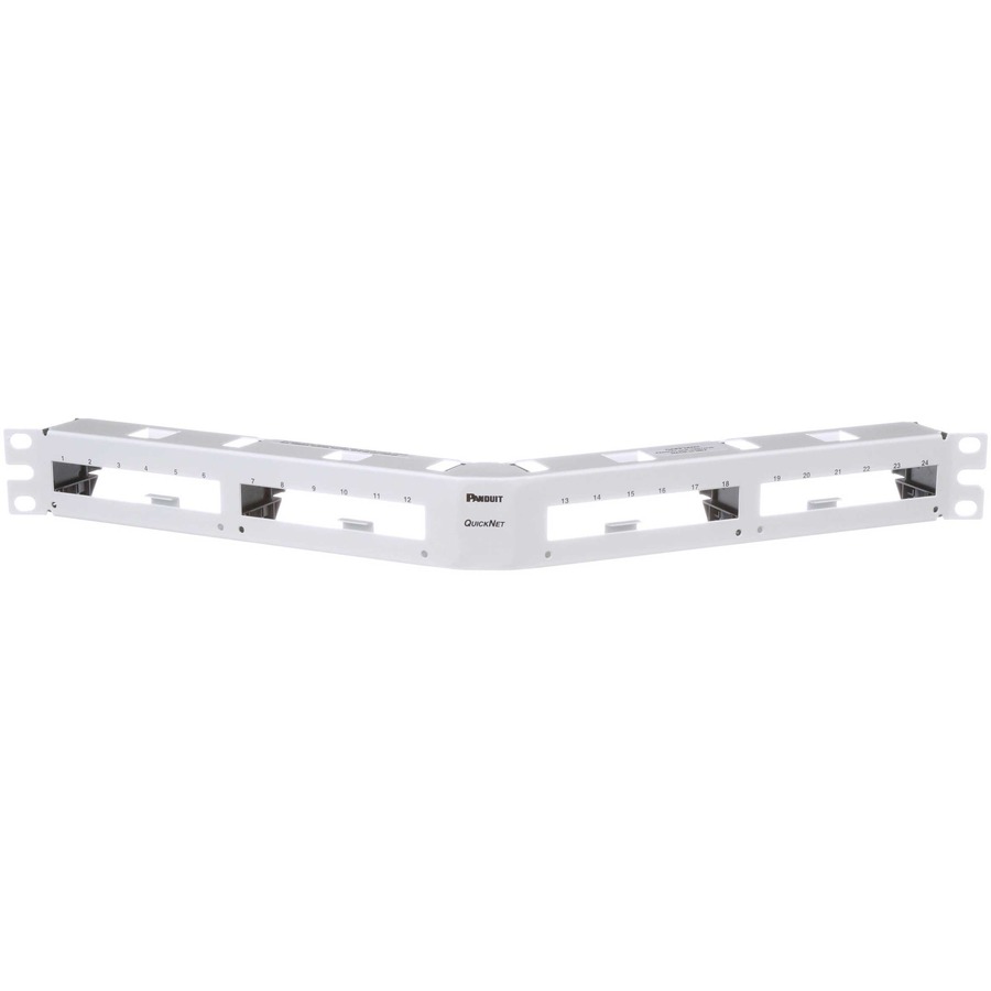 QN PATCH PANEL ANGLED 24PT 1 RU W EA