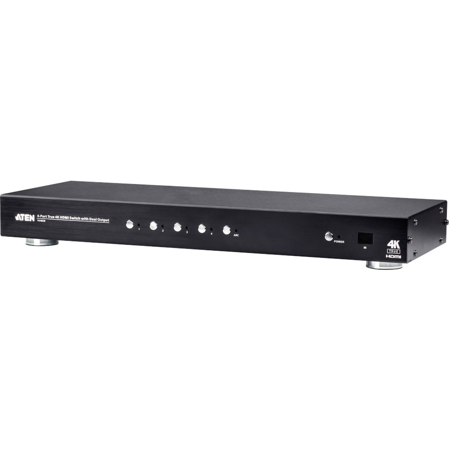 4-PORT TRUE 4K HDMI SWITCH WITH DUAL OUTPUT