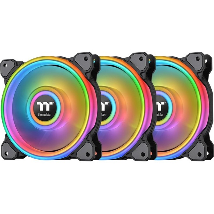 THERMALTAKE RIING QUAD IS THE FIRST 4-RING DESIGN FAN WITH 54 LED ALL AT FRONT,