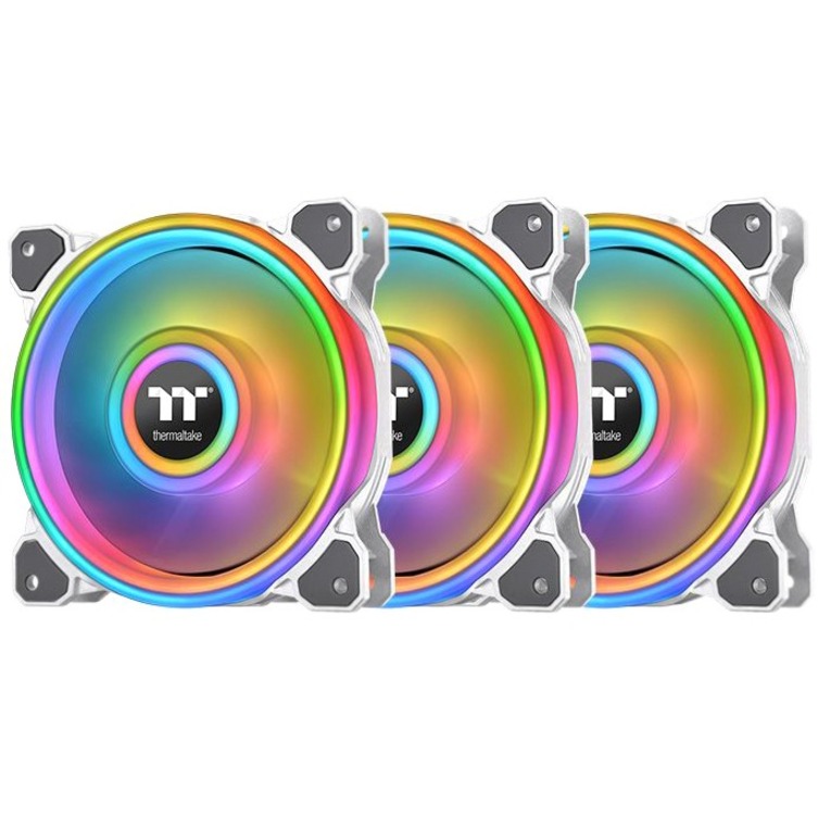 THERMALTAKE RIING QUAD IS THE FIRST 4-RING DESIGN FAN WITH 54 LED ALL AT FRONT,