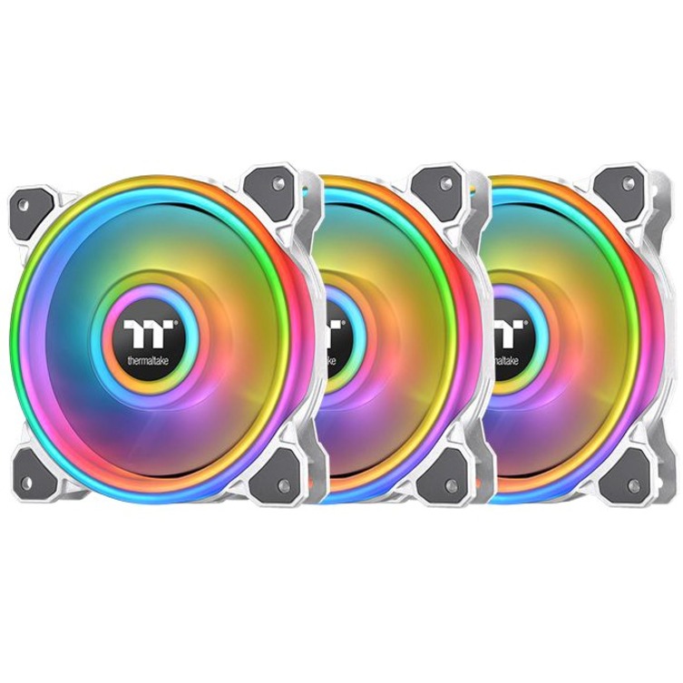 THERMALTAKE RIING QUAD IS THE FIRST 4-RING DESIGN FAN WITH 54 LED ALL AT FRONT,