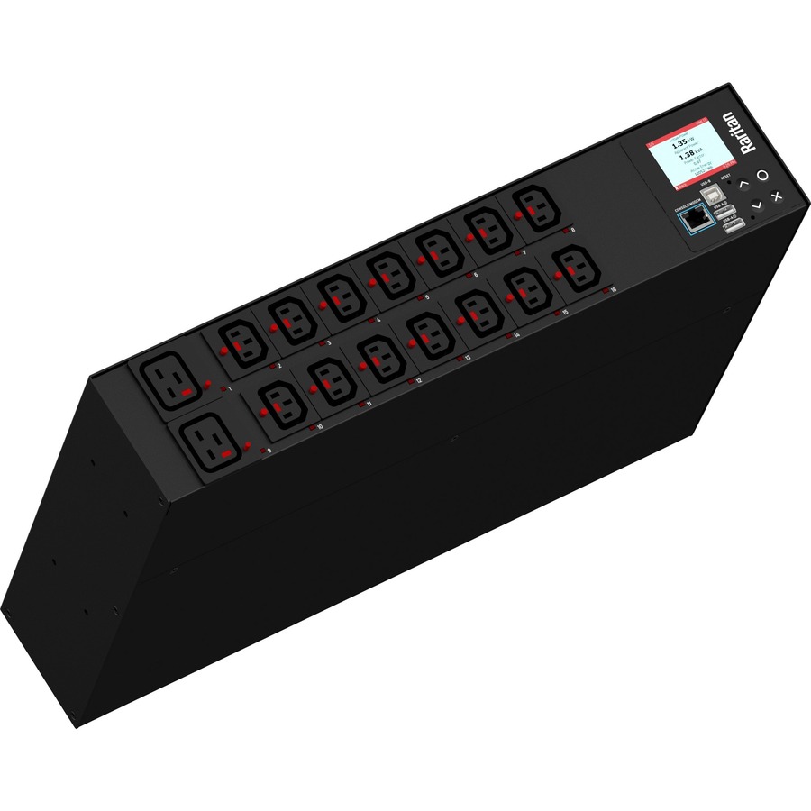 1PH, 230V AC, 16A (16A RATED); 16 OUTLETS: 14X C13 LOCKING, 2X C19 LOCKING; PLUG