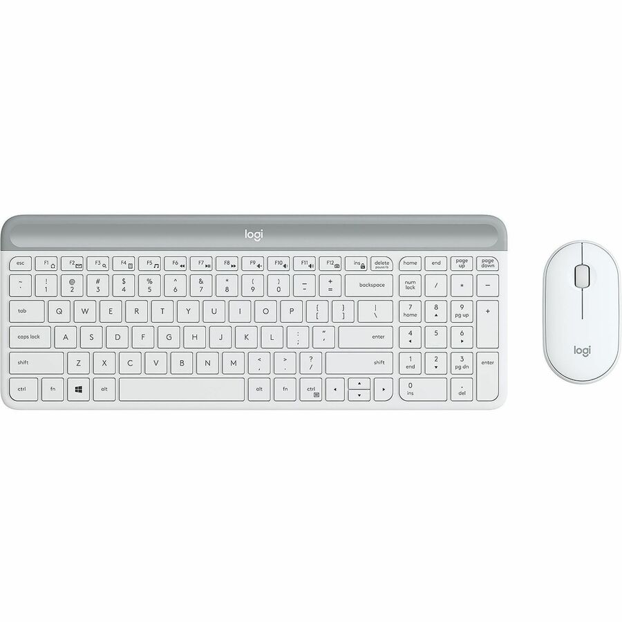 MK470 Slim Wrls KB Mouse White