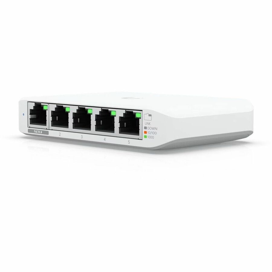 Commutateur Ethernet à 5 ports Ubiquiti USW-Flex-Mini - gérable - 2 couches prises en charge - paire torsadée - Bureau - garantie limitée d'un an