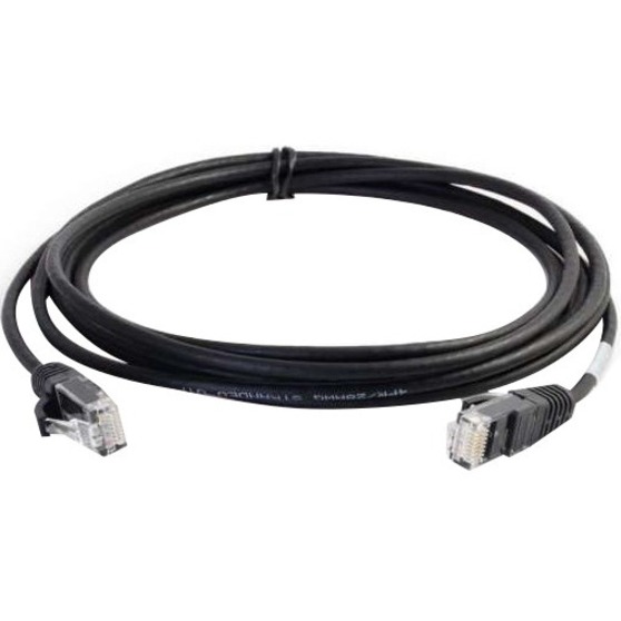 VS 15FT BLK SNAGLESS C6 28AWG UTP