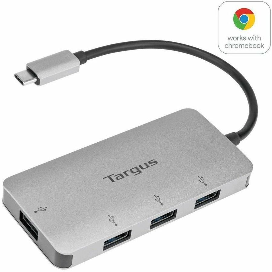 TARGUS ACH226BT - USB-C TO 4-PORT USB-A HUB - WINDOWS AND MACOS, CHROMEBOOK COMP