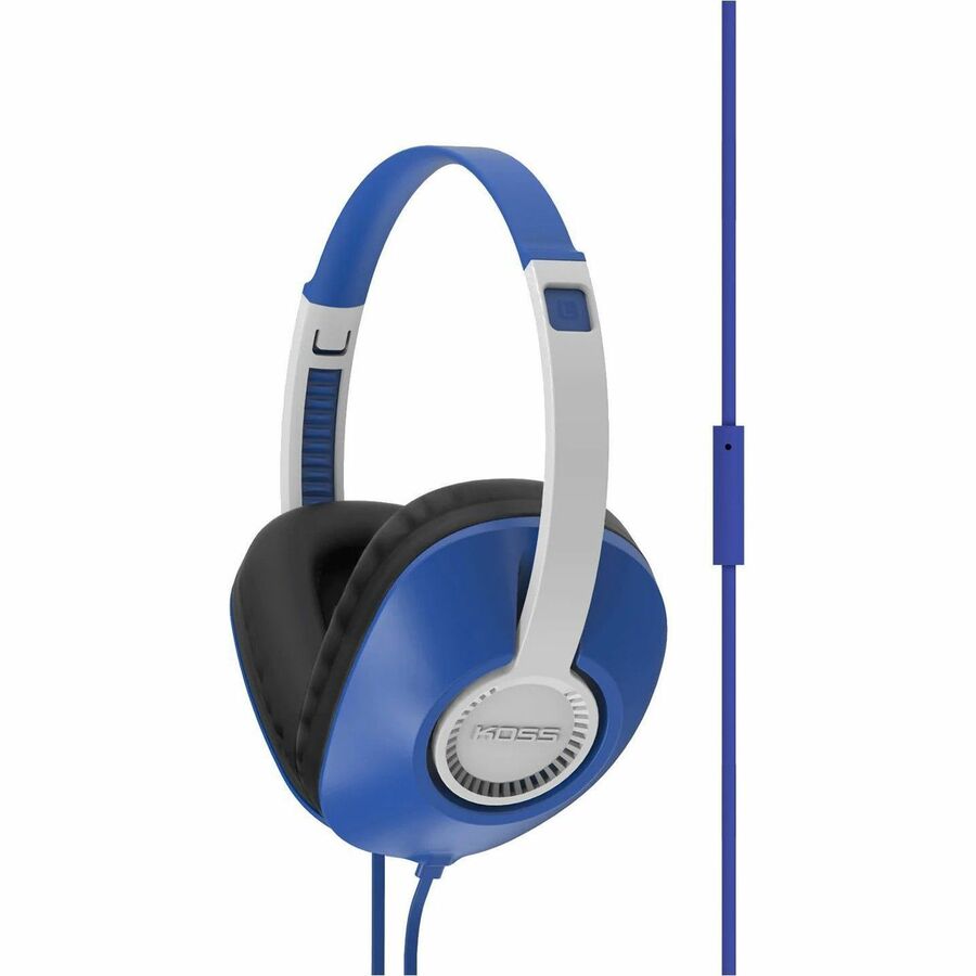 UR23IB HEADPHONE W/MIC BLUE  ACCSFULL SIZE D PROFILE LIGHTWEIGHT