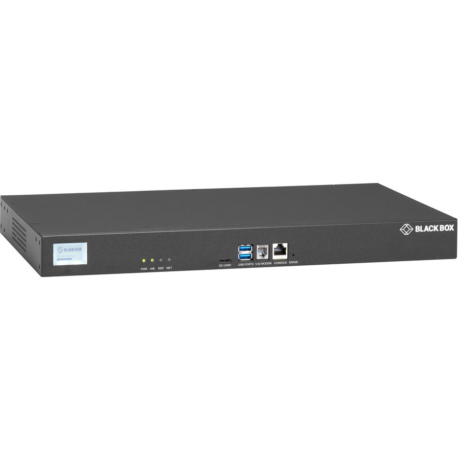 CONSOLE SERVER WITH A POTS MODEM, FROM BLACK BOX, ENSURES MAXIMUM UPTIME WITH RE
