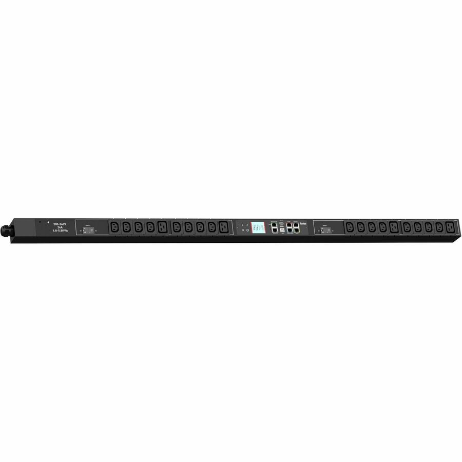 1PH, 208V AC, 30A (24A RATED); 20 OUTLETS: 16X C13, 4X C19; PLUG: NEMA L6-30P (B