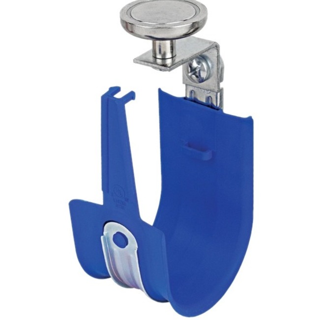 2 90 DEGREE ANGLE HPH J-HOOK, SIZE 32, BLUE, WITH MAGNET. 10/BOX.