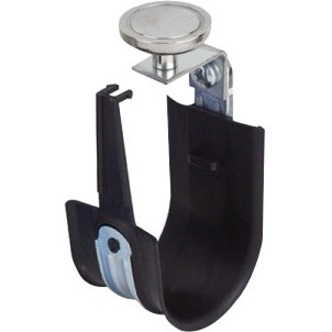2 90 DEGREE ANGLE HPH J-HOOK, SIZE 32, BLACK, WITH MAGNET. 10/BOX.
