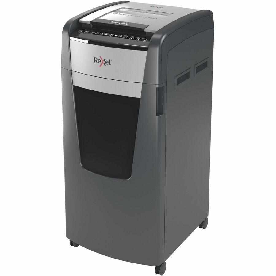 STACK-AND-SHRED 600M AUTO FEED SHREDDER MICRO-CUT 600-SHEET