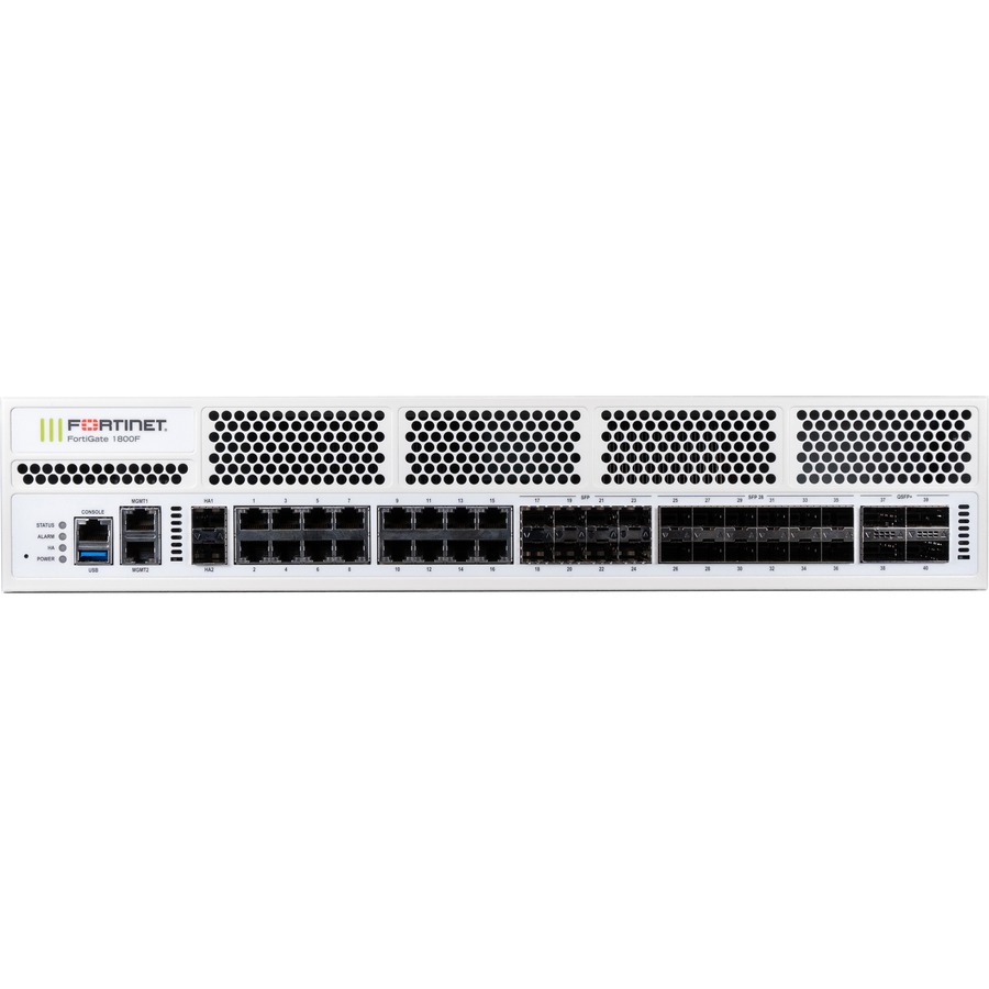 FORTIGATE-1801F 4X 100GE/40GE QSFP28 SLOTS, 12X 25GE SFP28 /10GE SFP+ SLOTS, 2X