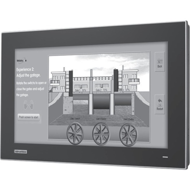 21.5IN FULL HD IND MNTR W/PCAP TOUCH HDMI TRUE FLAT IP66 12V