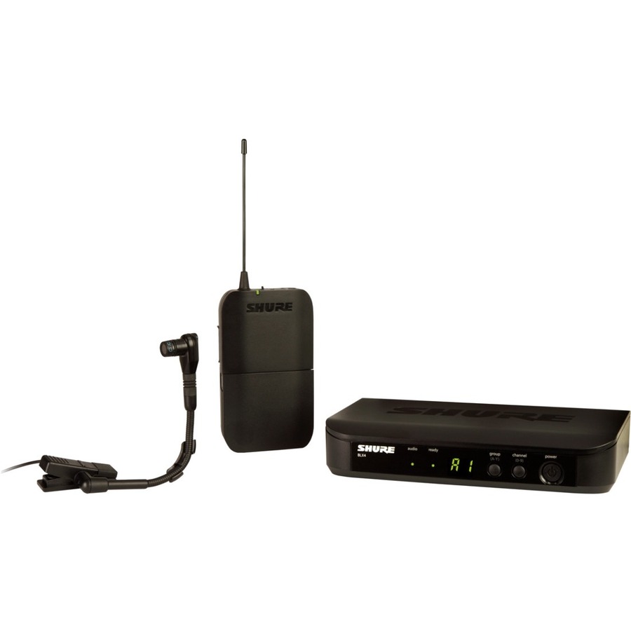 INSTRUMENT SYSTEM WITH (1) BLX4 WIRELESS RECEIVER, (1) BLX1 BODYPACK TRANSMITTER