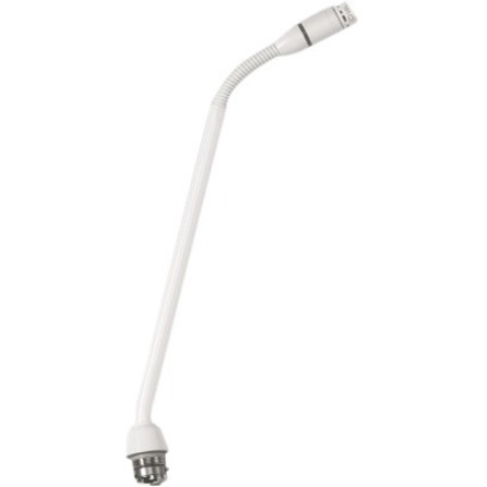 CONDENSER GOOSENECK MICROPHONE, WHITE, 25.4 CM (10), WITHOUT CAPSULE AND SURFACE