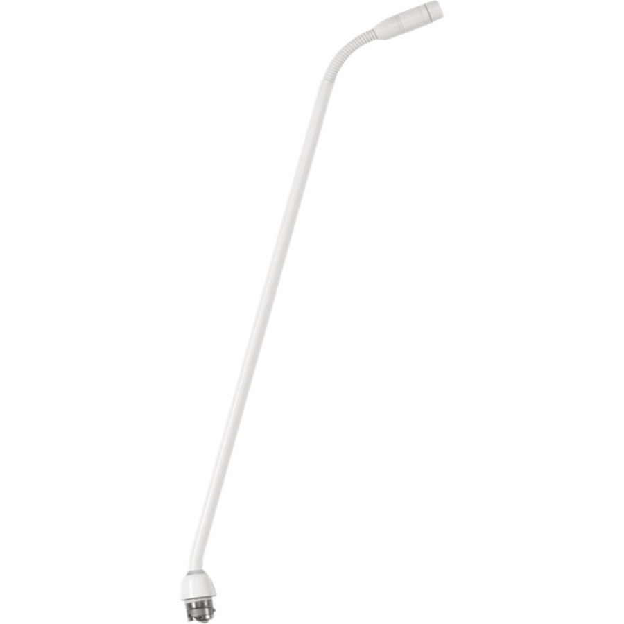 CONDENSER GOOSENECK MICROPHONE, WHITE, 38.1 CM (15), WITHOUT CAPSULE AND SURFACE