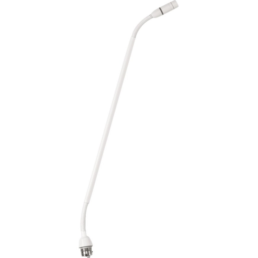 CONDENSER GOOSENECK MICROPHONE, WHITE, 38.1 CM (15), WITHOUT CAPSULE AND SURFACE