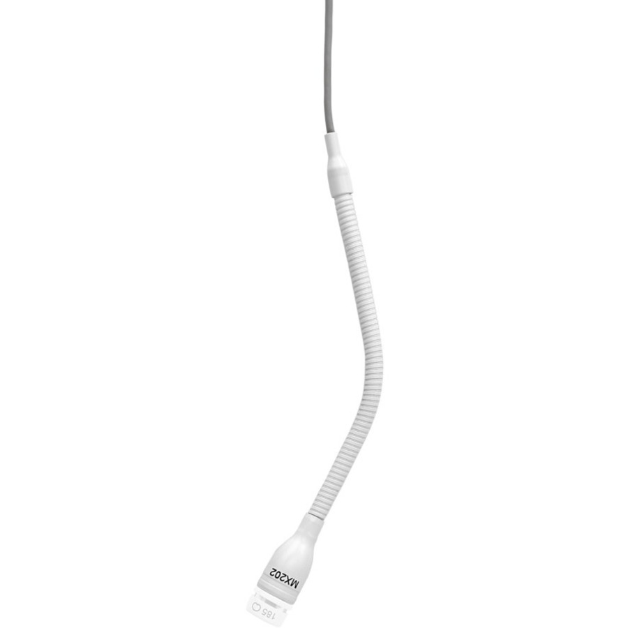 OVERHEAD CONDENSER MICROPHONE, WITHOUT CARTRIDGE, WHITE, PLATE-MOUNT PREAMP