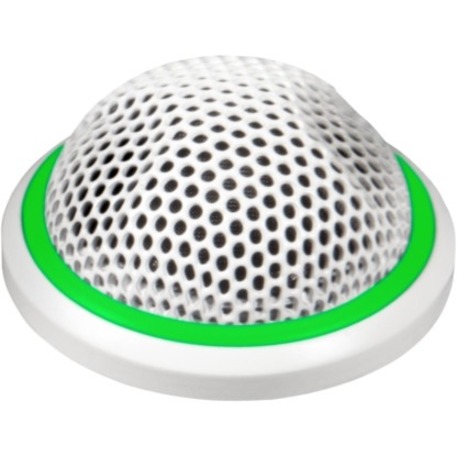 ROUND MINIATURE BOUNDARY MICROPHONE, BI-DIRECTIONAL, LED LIGHT RING, 5-PIN XLR,
