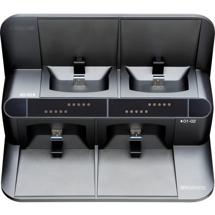 4-BAY NETWORKED DOCKING STATION FOR BN & GN, POWER SUPPLY NOT INCLUDED