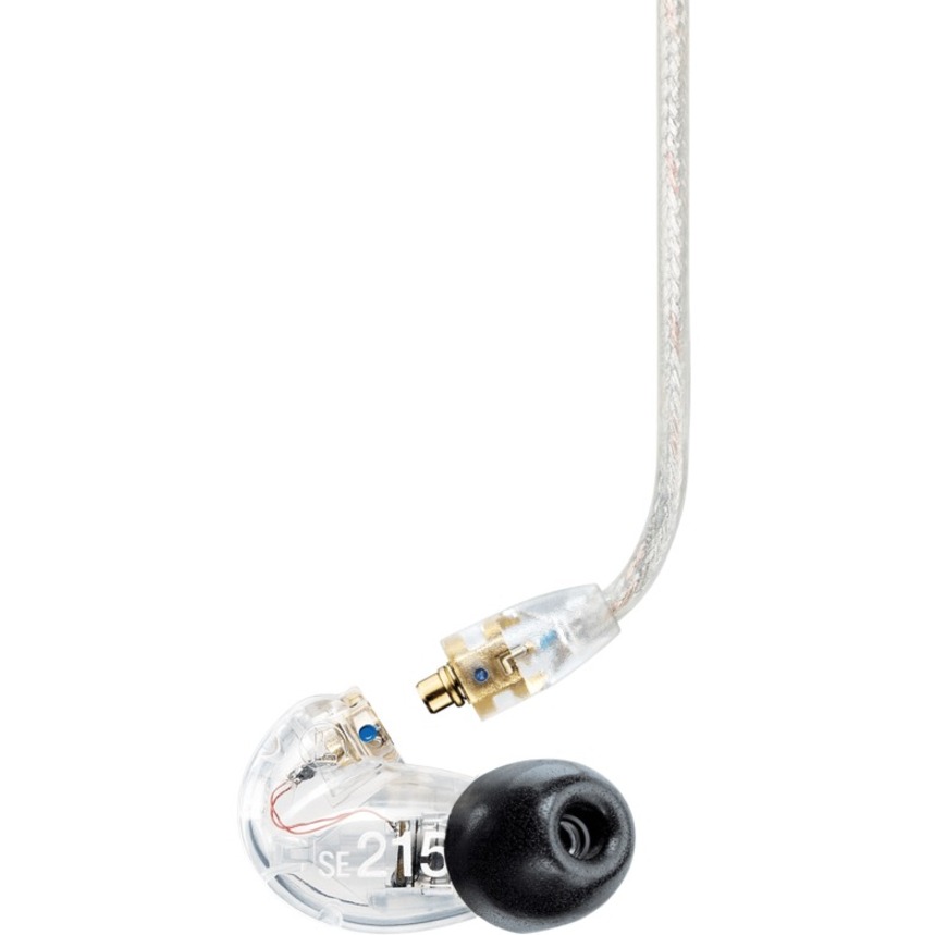 SE215 REPLACEMENT LEFT SIDE EARPHONE, CLEAR, INCLUDES EABKF1-M SLEEVE