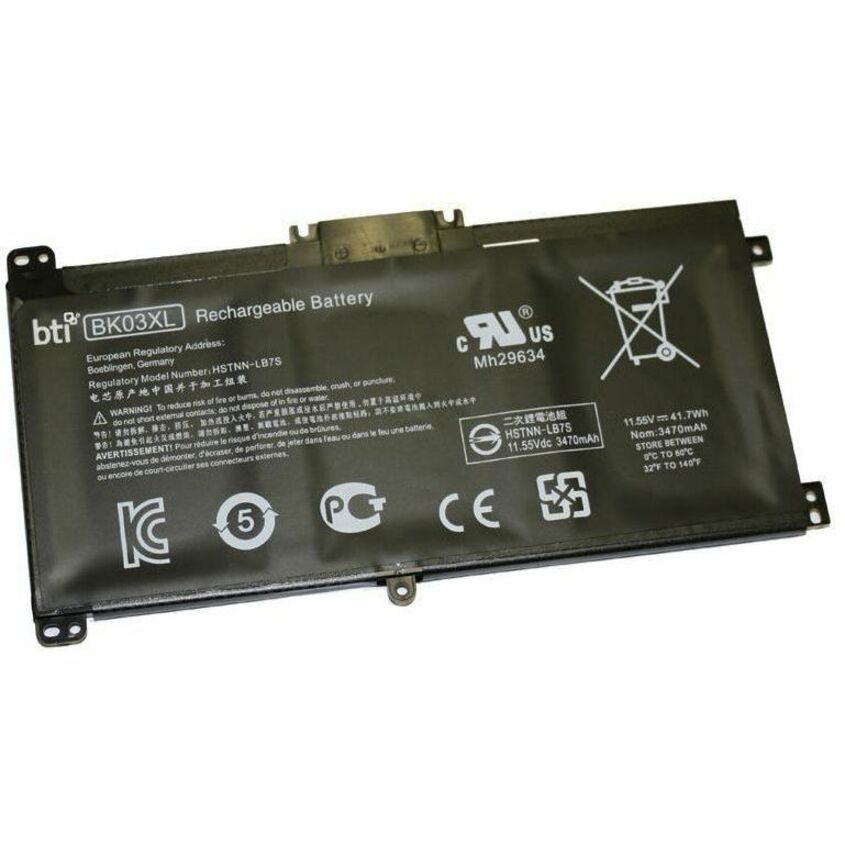 REPLACEMENT BATTERY FOR HP PAVILION X360 14-BA, X360 14M-BA, BK03XL, 916811-855,