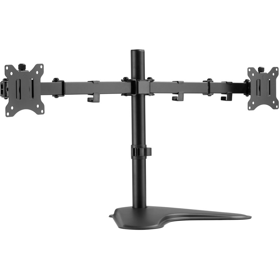 ARTICULATING DUAL MONITOR STAND 90 TILT 180 SWIVEL 360 ROTATION HEIGHT ADJUSTMEN