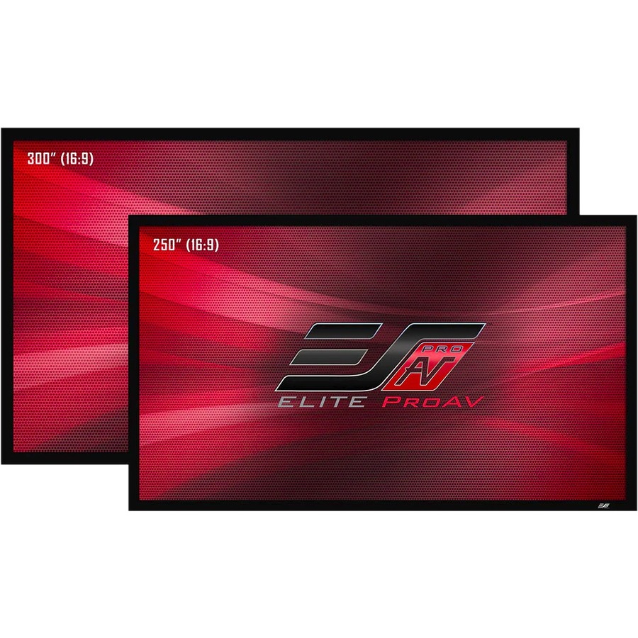 PRO FRAME PLUS MATTE WHITE FIXED FRAME SCREEN, 250 DIAG., 16:9, VIEWING SIZE: 12