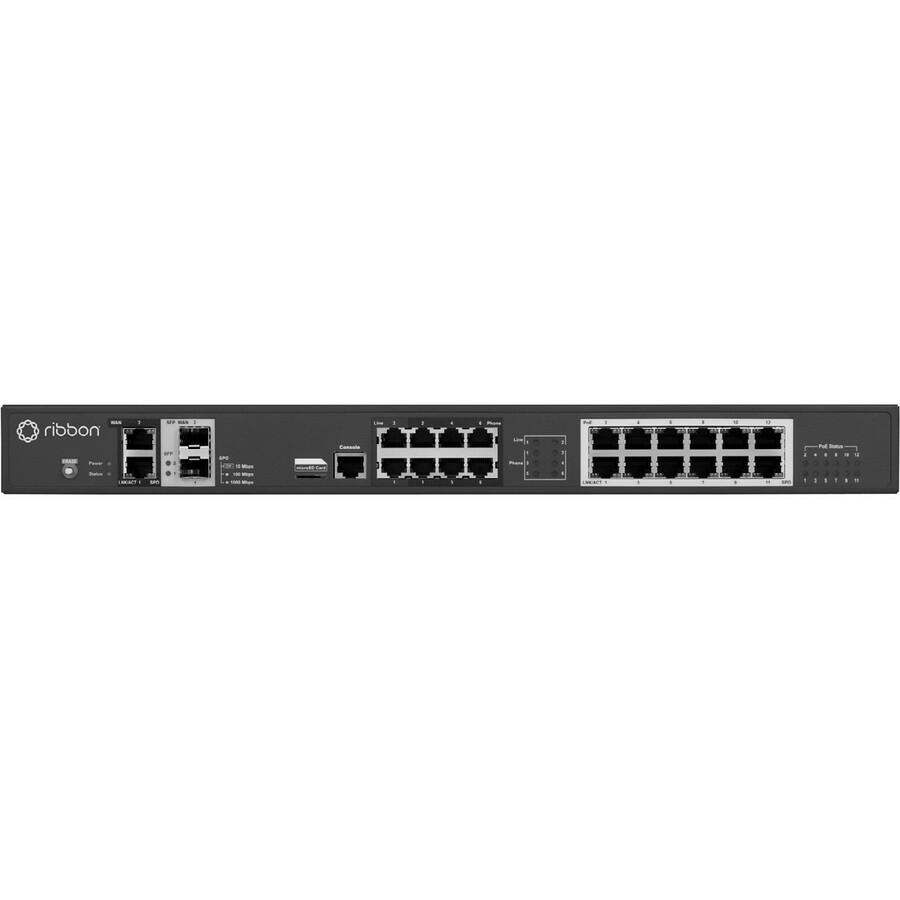EM-2900APOE INTELLIGENT EDGE WITH 12POE, 2WAN, 2GE, 2 FXO, 6 FXS, 100 CALL COUNT