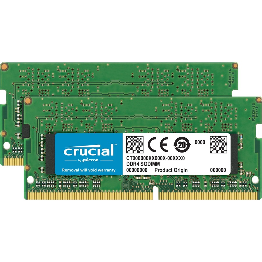 64GB KIT (32GBX2) DDR4 3200MT/S PC4-25600 CL22 DRX8 SODIM 260PIN