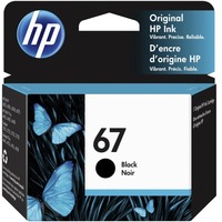 HP 67 Black Original Ink Cartridge, 3YM56AN#140