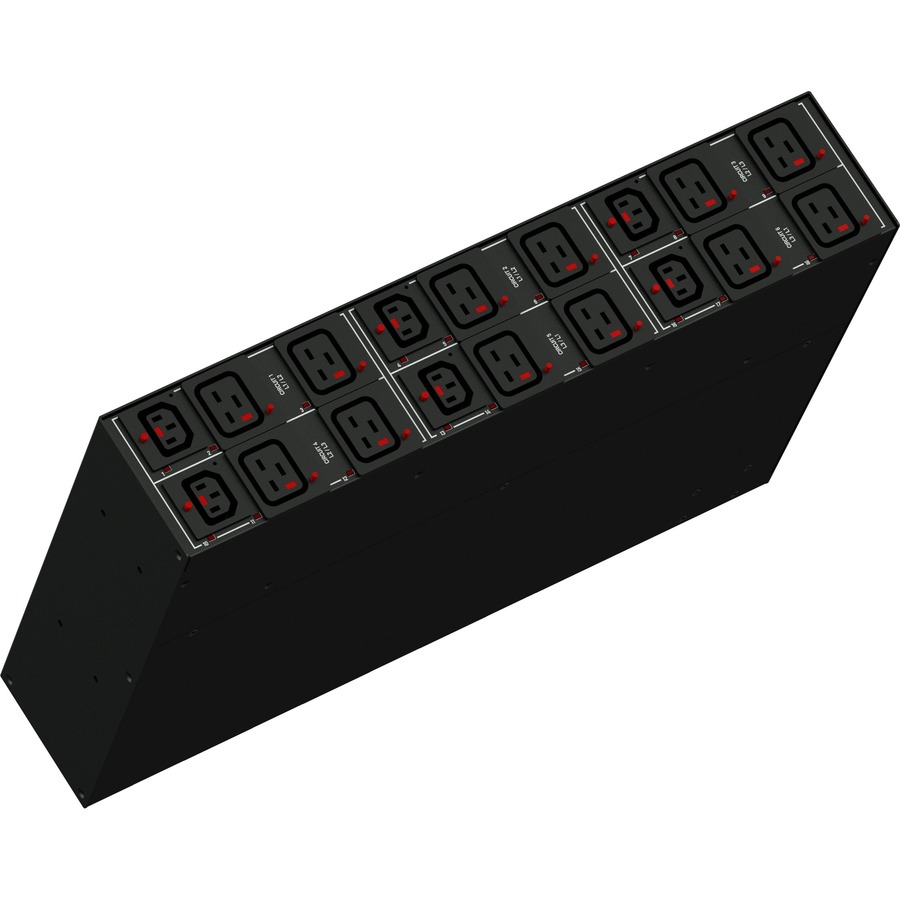 3PH, 208V AC, 50A (40A/PH RATED); 18 OUTLETS: 6X LOCKING C13