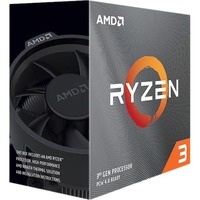 AMD Ryzen 3 3100 4-Core/8-Thread 7nm Processor | Socket AM4, 3.9 GHz Boost, Wraith Stealth cooler, 65W (100-100000284BOX)