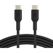 Belkin BoostCharge USB-C to USB-C Cable (1 meter / 3.3 foot, Black) - 3.3 ft USB-C Data Transfer Cable - First End: 1 x USB Type C - Male - Second End: 1 x USB Type C - Male - Black