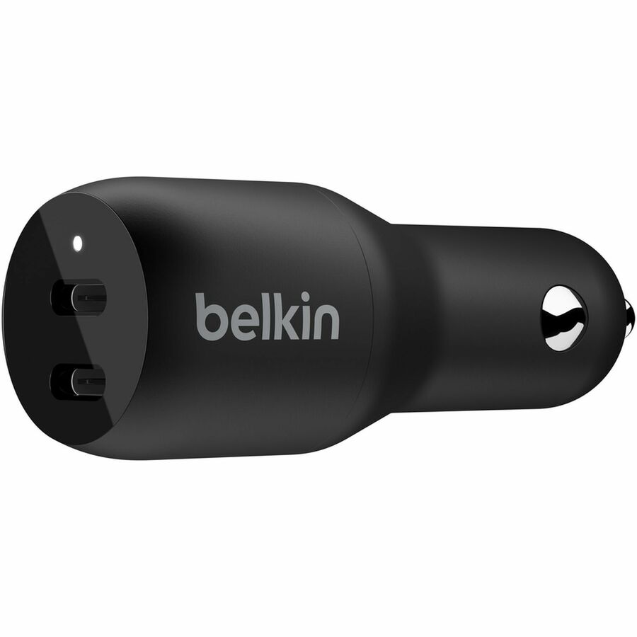 CCB002BTBK - BOOST CHARGE DUAL USB-C CAR CHARGER 36W - SUPPORTS FAST CHARGE FOR