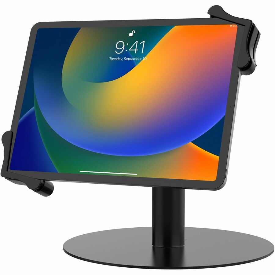 UNIVERSAL GRIP KIOSK STAND FOR IPAD, SAMSUNG, LG, AND OTHER TABLETS-BLACK