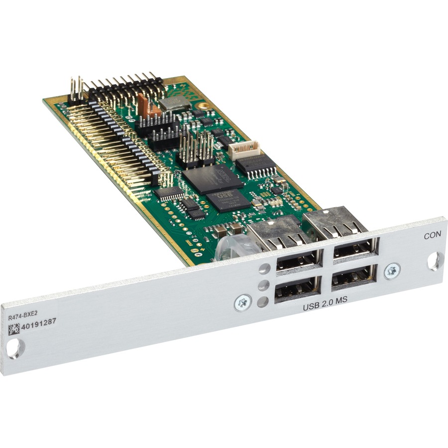 HD VIDEO AND PERIPHERAL MATRIX SWITCH MODULAR RECEIVER CARD WITH EMBEDDED USB 2.
