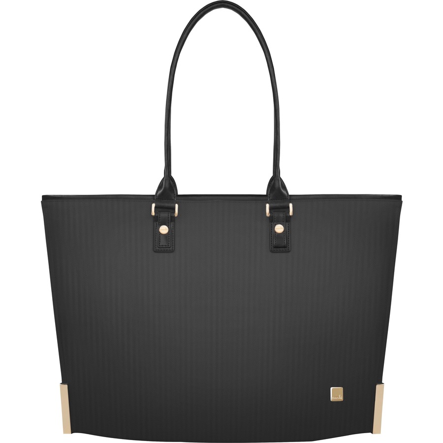 A SLIM SILHOUETTE FITS LAPTOPS UP TO 13IN AND INCLUDES AN RFID SHIELD POCKET