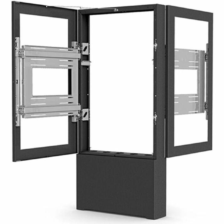 49 B2B PORTRAIT FLOOR KIOSK, BLACK