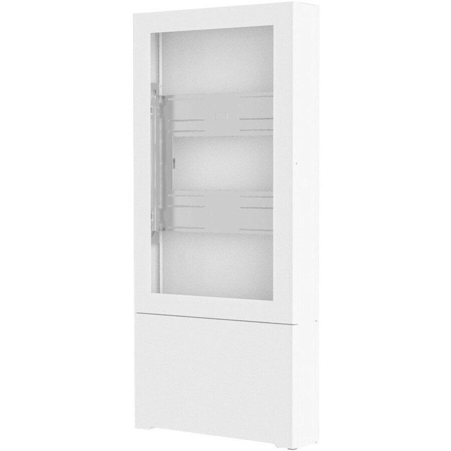 49 B2B PORTRAIT FLOOR KIOSK, WHITE