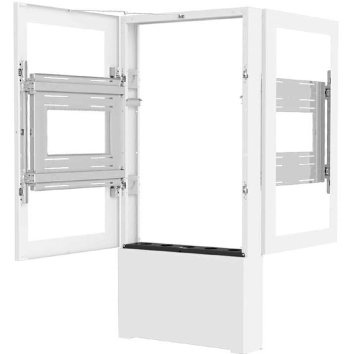 55INCH B2B PORTRAIT FLOOR KIOSK WHITE