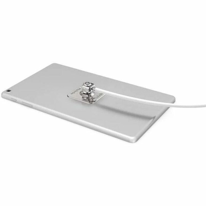 UNIVERSAL TABLET LOCK WITH KEYED CABLE LOCK WHITE