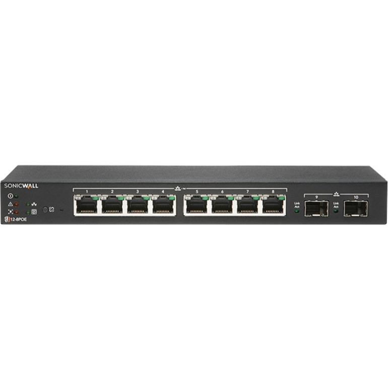 8 Port Gig PoE Switch 2 SFP