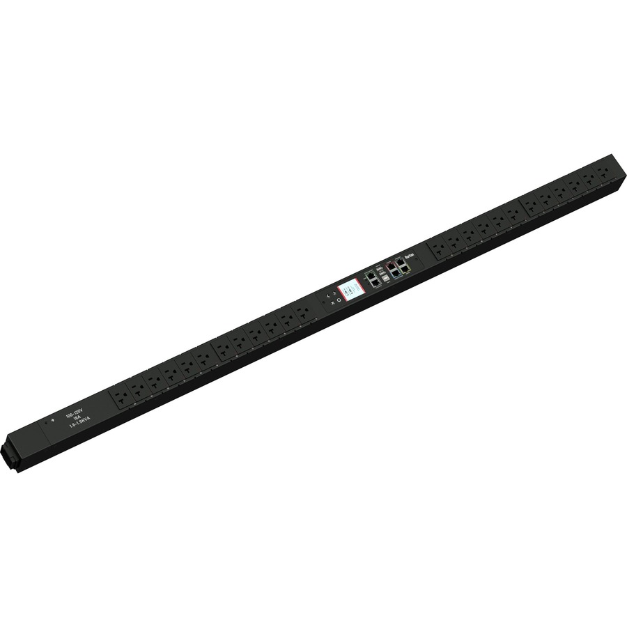 1PH, 120V AC, 20A (16A RATED); 24 OUTLETS: 24X NEMA 5-20R; PLUG: NEMA L5-20P (TO