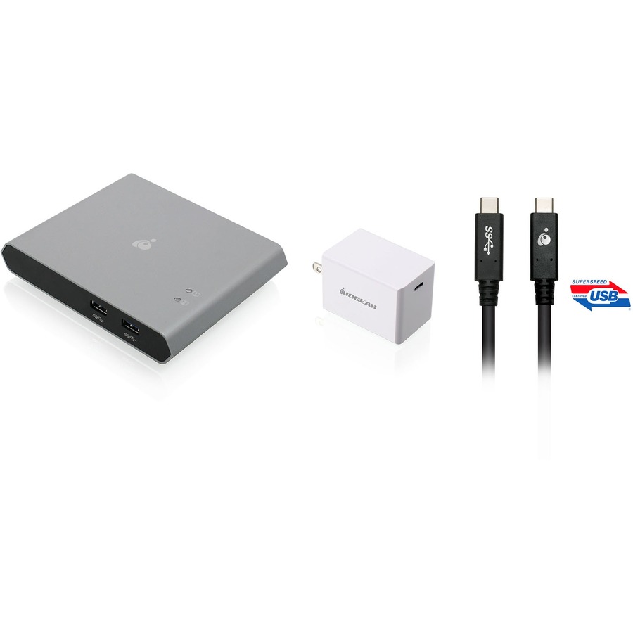 2-PORT USB-C KVM W/POWER KIT TAA COMPLIANT