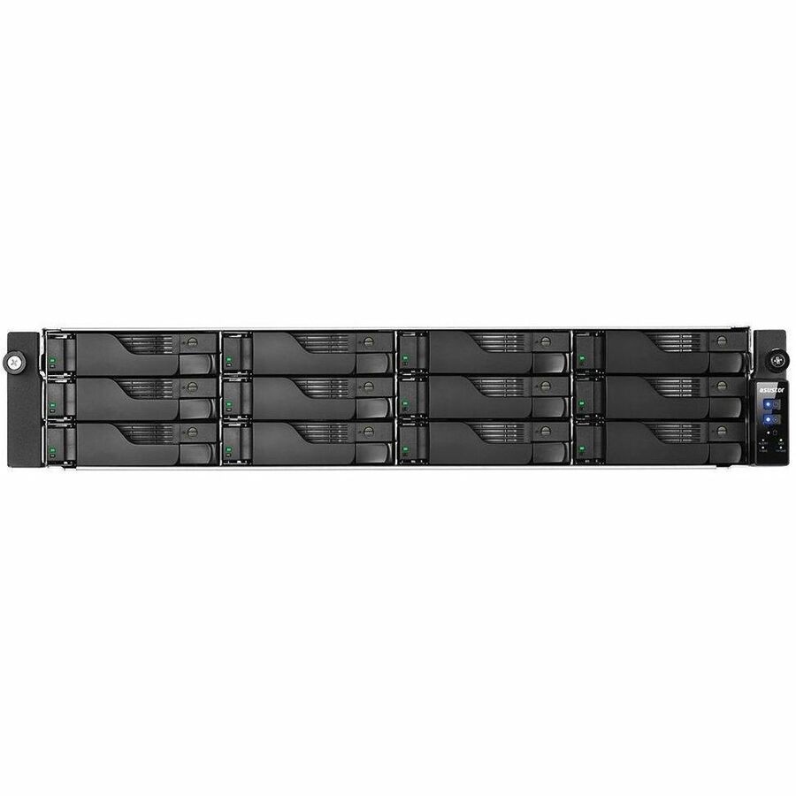 ASUSTOR 12 BAY NAS LOCKERSTOR 12 PRO AS7112RDX QUAD-CORE CPU, 4 GBE PORTS, 8GB R