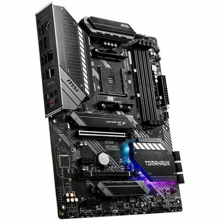 MAG B550 TOMAHAWK,AMD B550,BLACK/MATT,ATX,AM4,SUPPORTS 3RD GEN AMD RYZEN/ 3ND GE